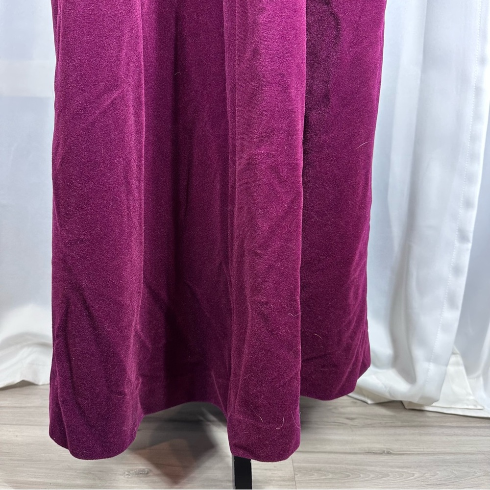 Vintage Vanity Fair Sz Lg Velour Robe Sleepwear Long Gown Pockets Velvet EUC - Picture 2 of 13